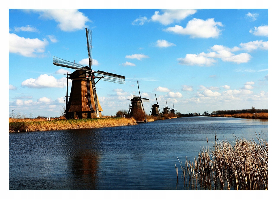 

Fototapeta 3D Holandia wiatraki 416x290 F00318