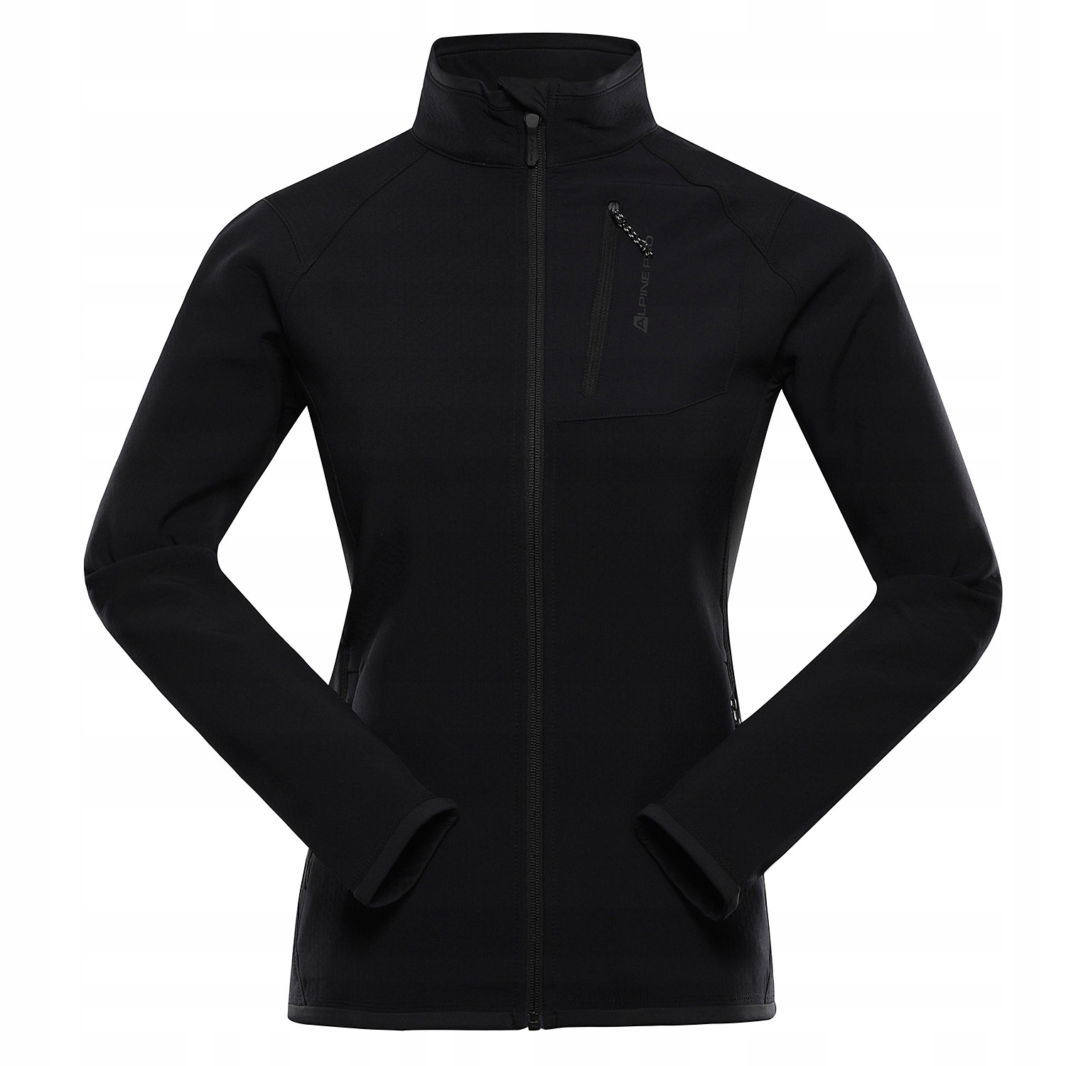 Bluza damska turystyczna Alpine Pro Morwa k.czarny r.S