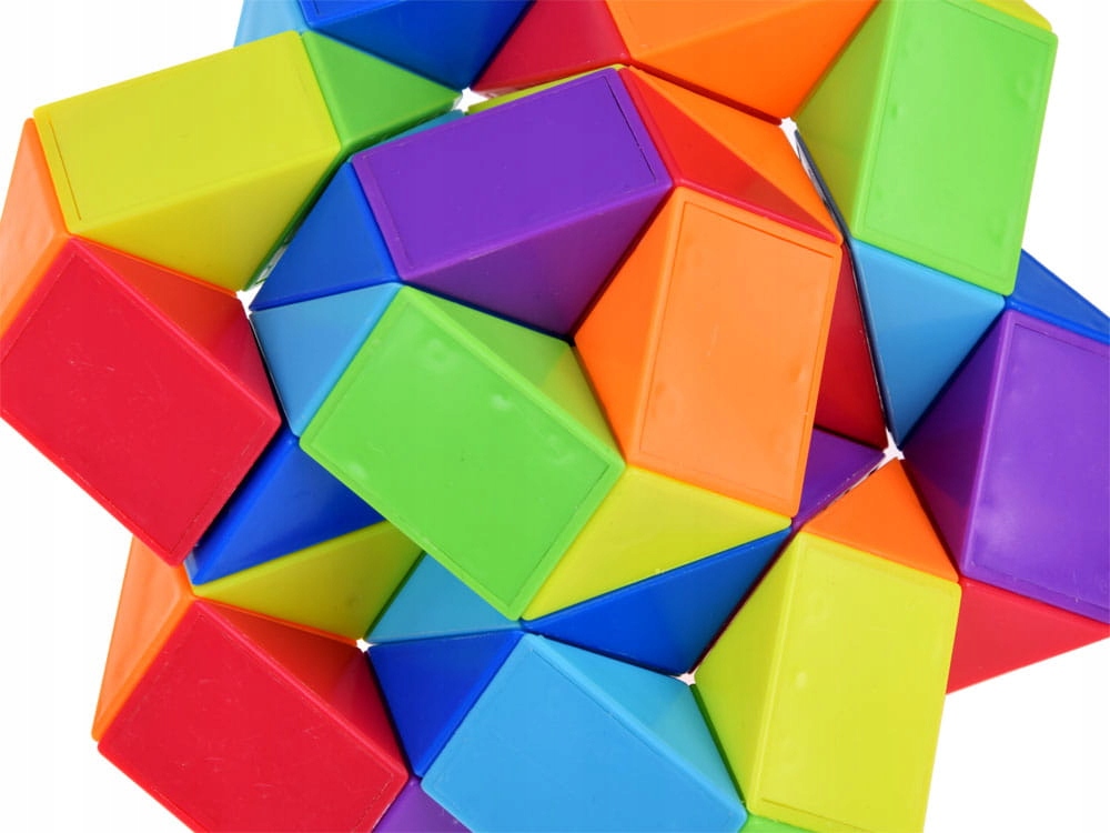 UKŁADANKA WĄŻ Magic Snake łamigłówka magiczny wąż Materiał plastik