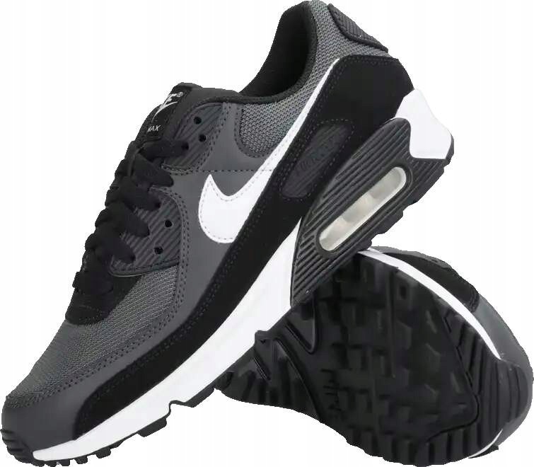 Pánská lifestylová obuv Nike Air Max 90 šedo-černá