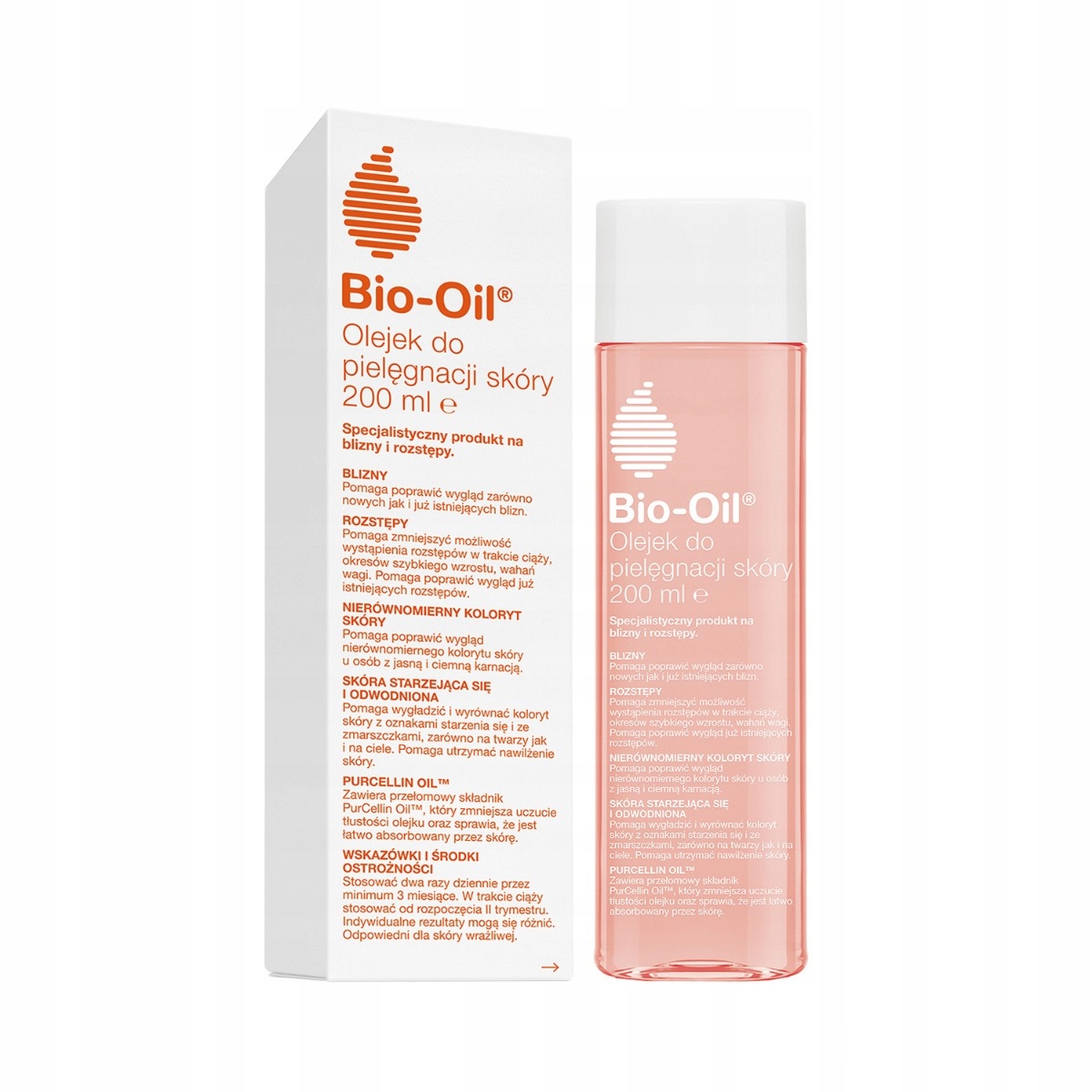Bio-Oil, olejek na rozstępy i blizny, 200 ml
