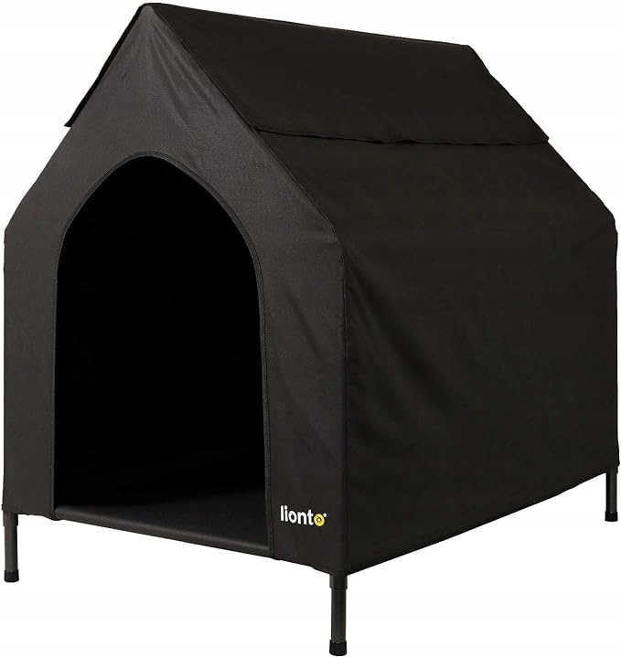 Levně Lionto HL00863 Kryté Pelíšek pro psa 130x85x113 cm, černé