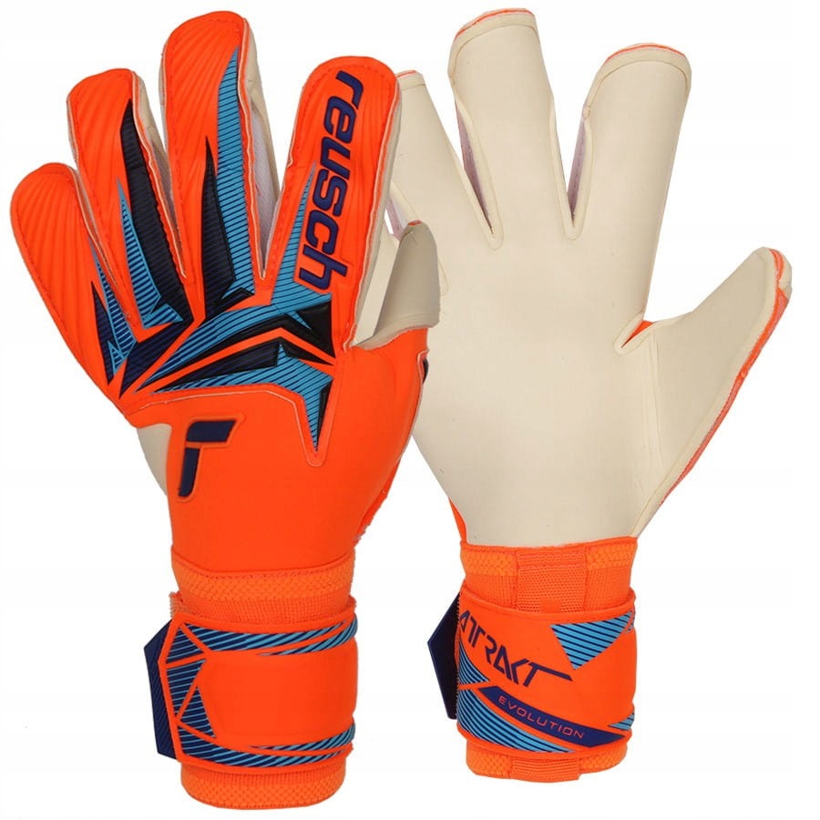 Rękawice Reusch Attrakt Gold X Evolution World Cup 56 70 064 2290 Pomarań