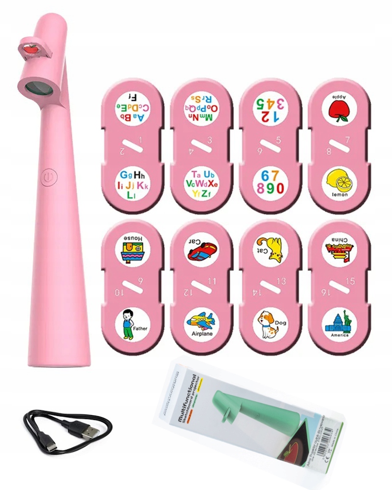 Rzutnik do malowania dla dzieci Projektor do nauki rysowania RÓŻOWY