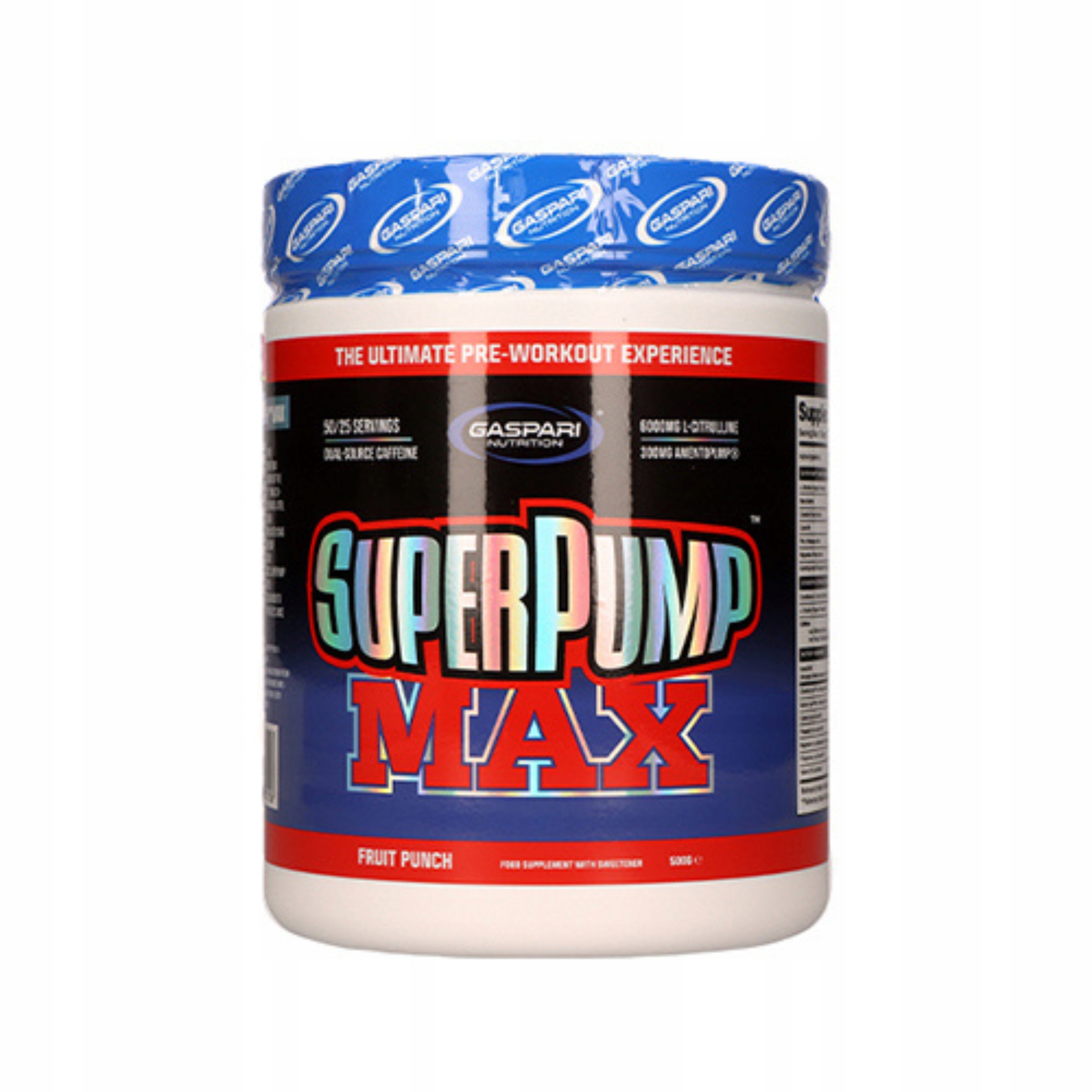Předtréninkovka Kreatin Citrulin Gaspari Pump Max 500 g Ovocná