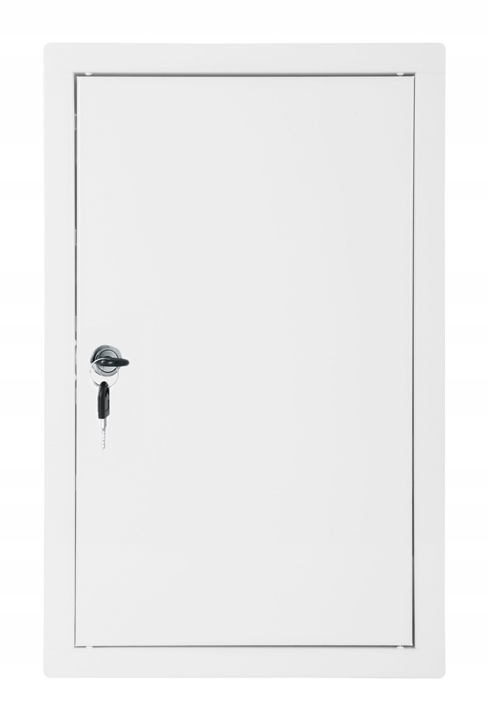 

Drzwiczki Metalowe Rewizyjne Białe Klucz 30x50