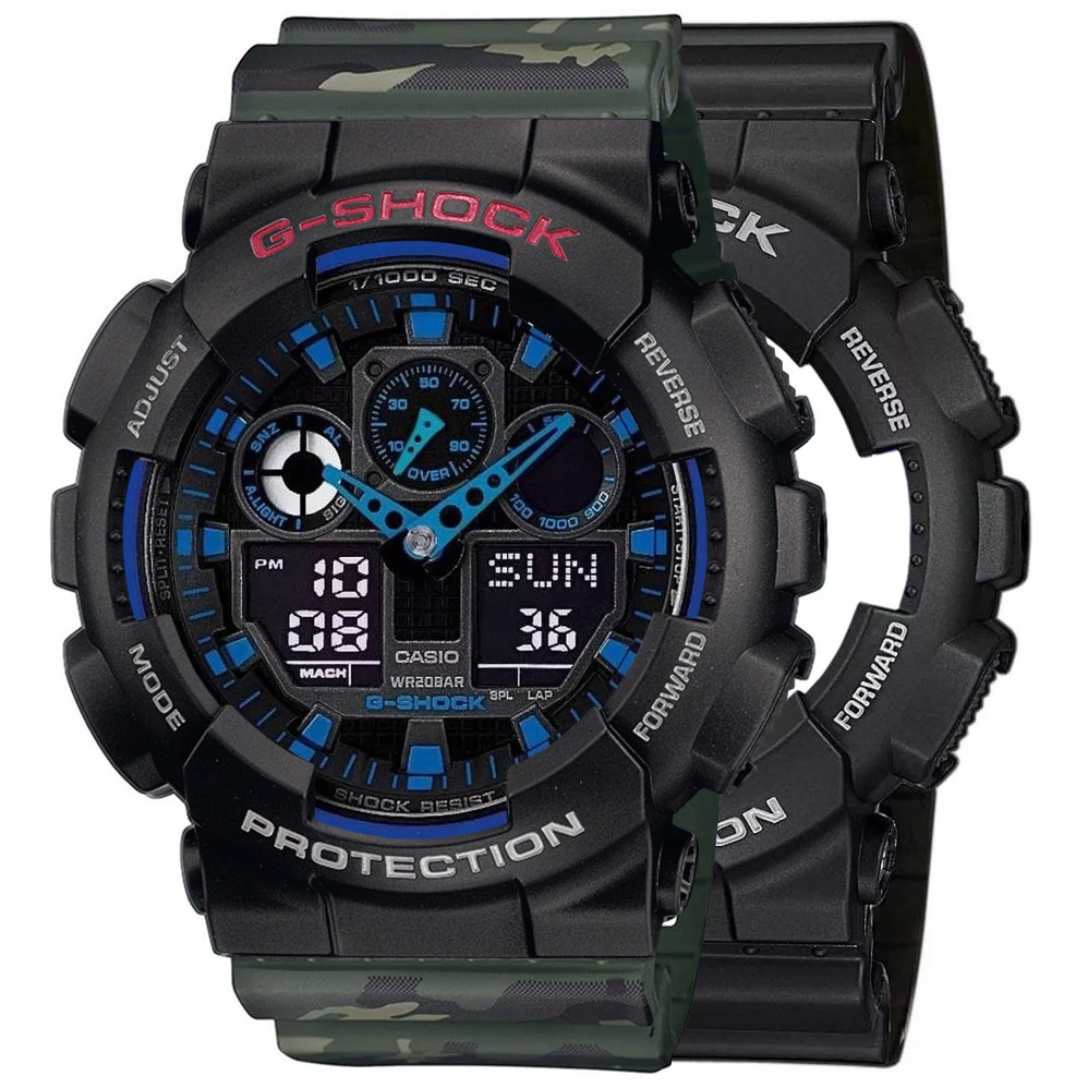 Hodinky Casio G-Shock Set GA-100-1A2ER Bezel 10378531 Pásek 10561429