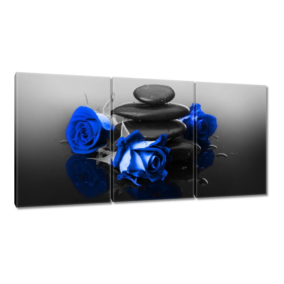 

Obrazy 120x60 Atramentowa róża Spa
