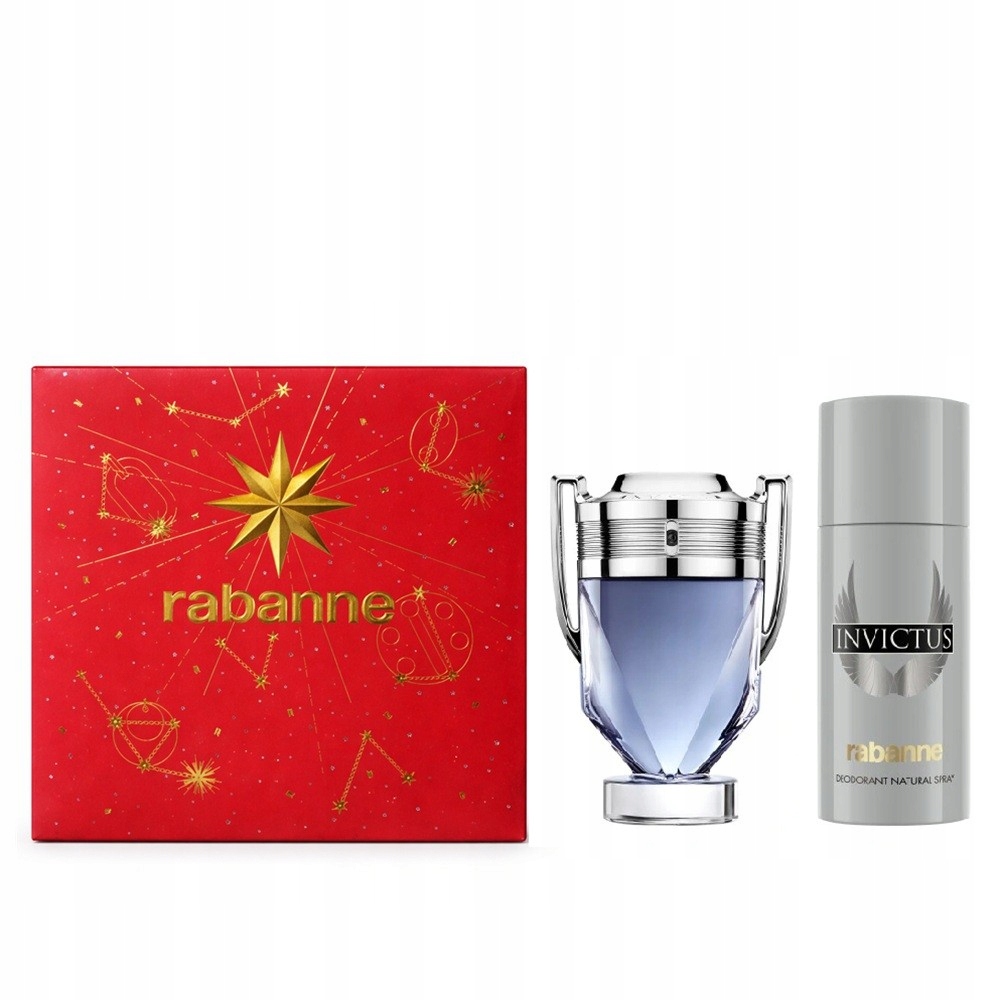 Paco Rabanne Invictus sada toaletní voda 100 ml deodorant sprej 150 Ml