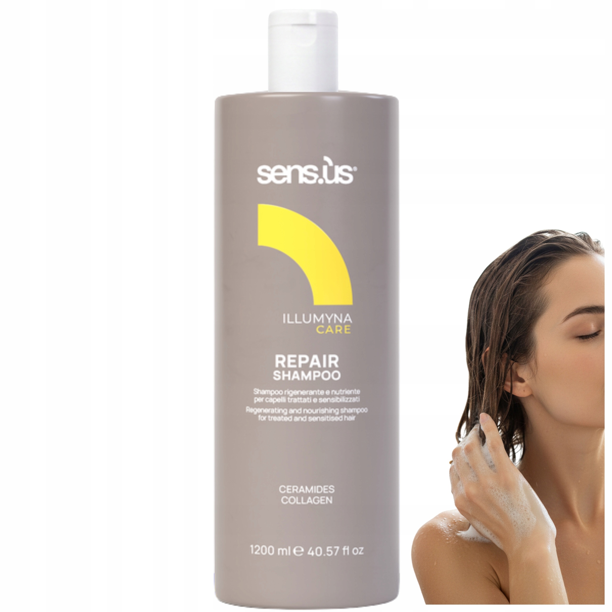Szampon do włosów Nawilżający Sensus Illumyna Care Repair 1200ml Outlet