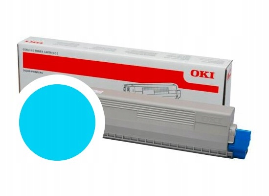 Oki cyan toner do C824/ C834/ C844 (5 000 strán) 47095703