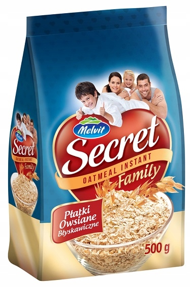 Levně 9X Melvit Secret Family Ovesné vločky instantní 500 g