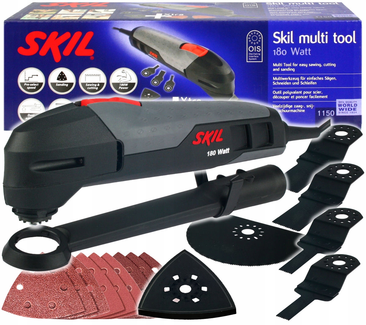 

Narzędzie Wielofunkcyjne Delta 180W 1150 Skil