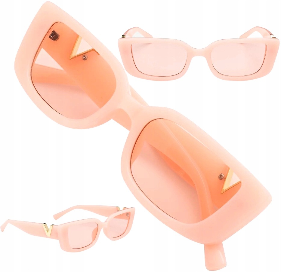 

Okulary Przeciwsłoneczne Prostokątne Kobiece retro