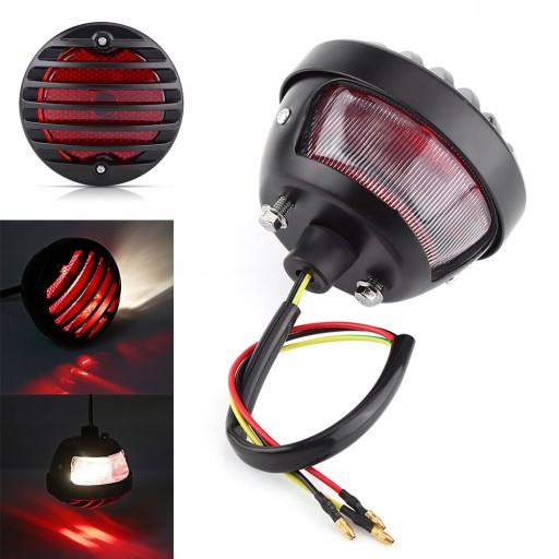 LAMPA ŚWIATŁO TYŁ stop CHOPPER CROSS BOBBER MOTO Numer katalogowy oryginału 13655
