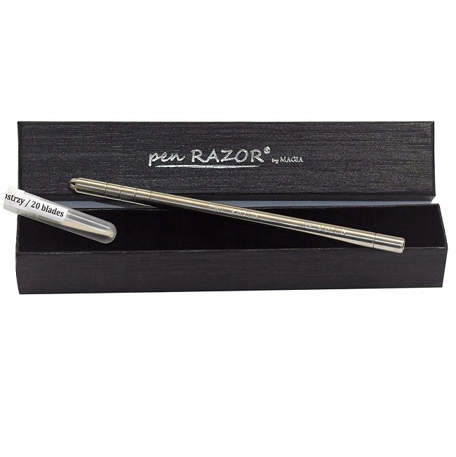 Pen Razor Profesjonalna Brzytwa, 20 Ostrzy Zestaw