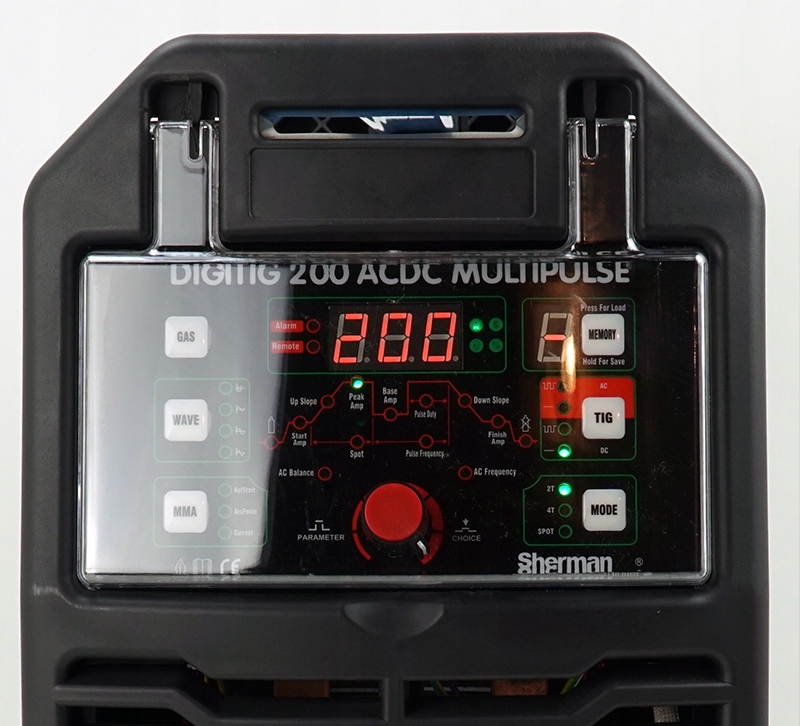 SPAWARKA SHERMAN TIG 200 AC DC MULTIPULSE MMA HF Kod producenta SPAWARKA TIG MULTIPULSE KPW2