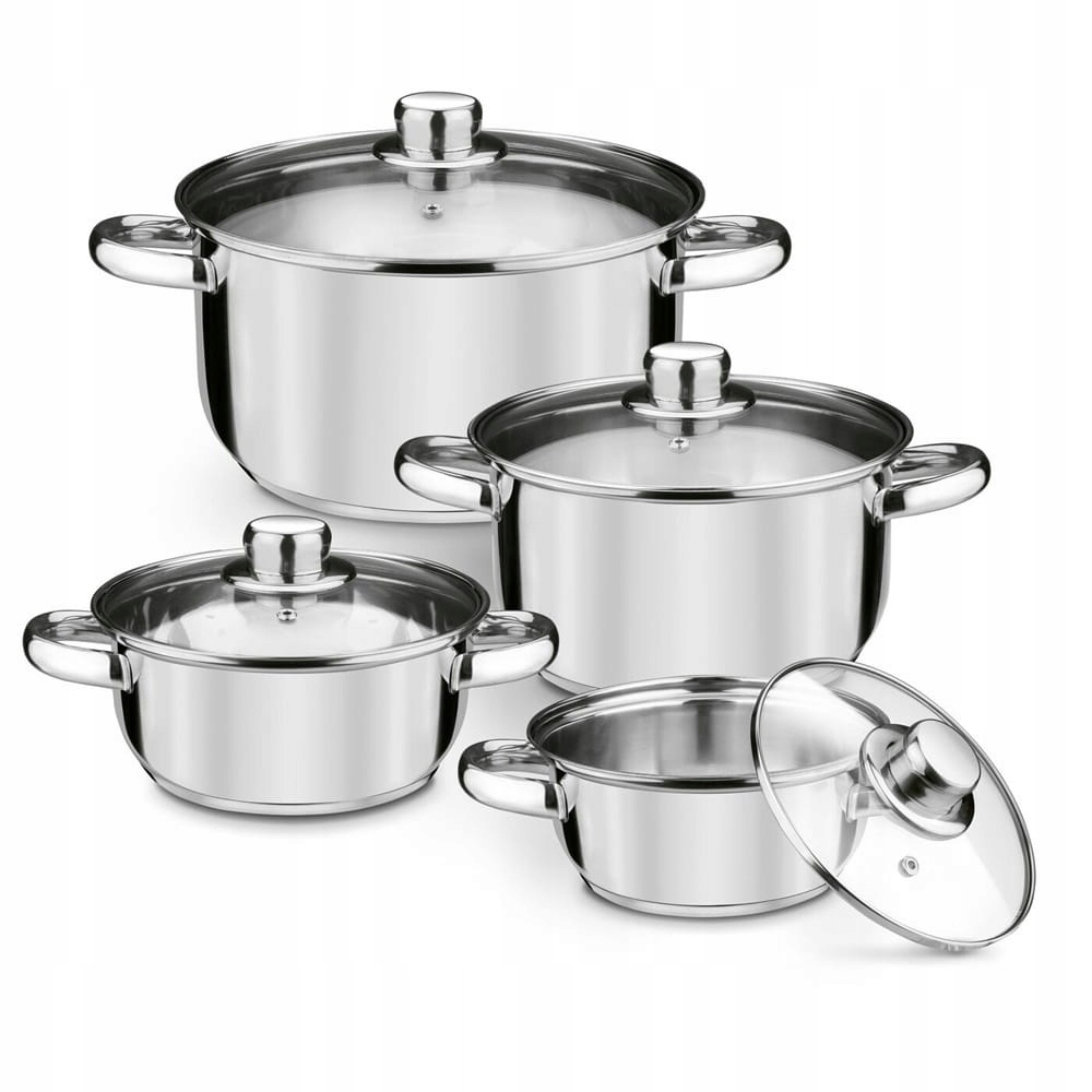 Sada hrnců na indukci s 8 prvky Selva