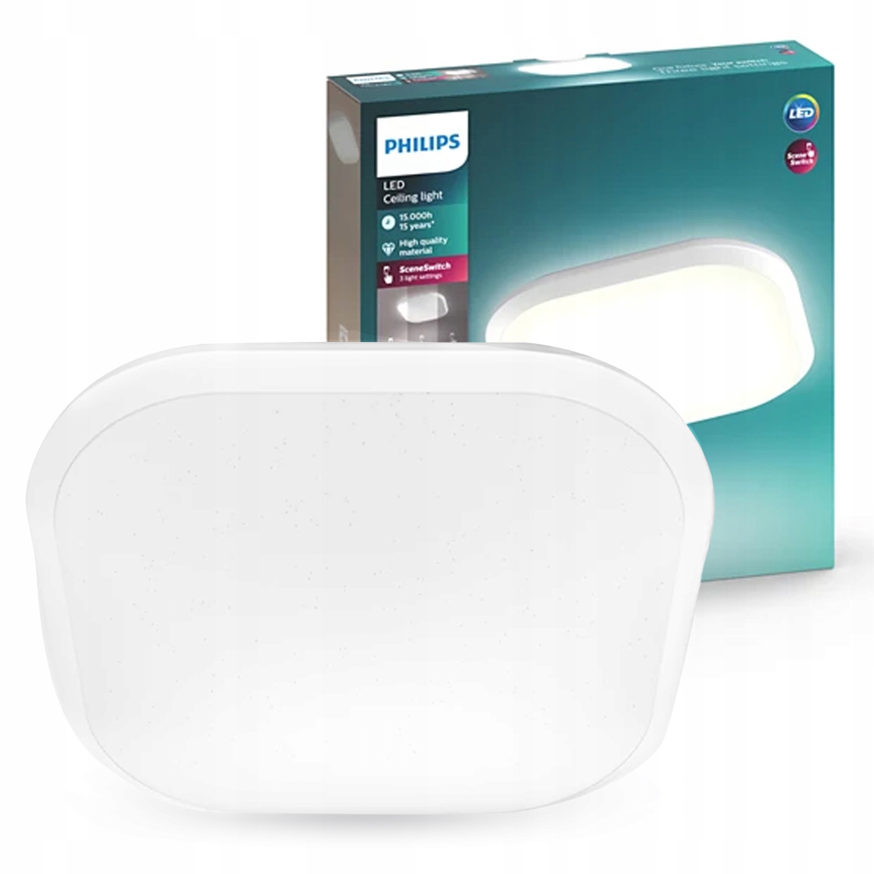 Led Stropní Svítidlo Stropní Svítidlo montáž 18W 4000K bílé 30cm Philips Cavanal