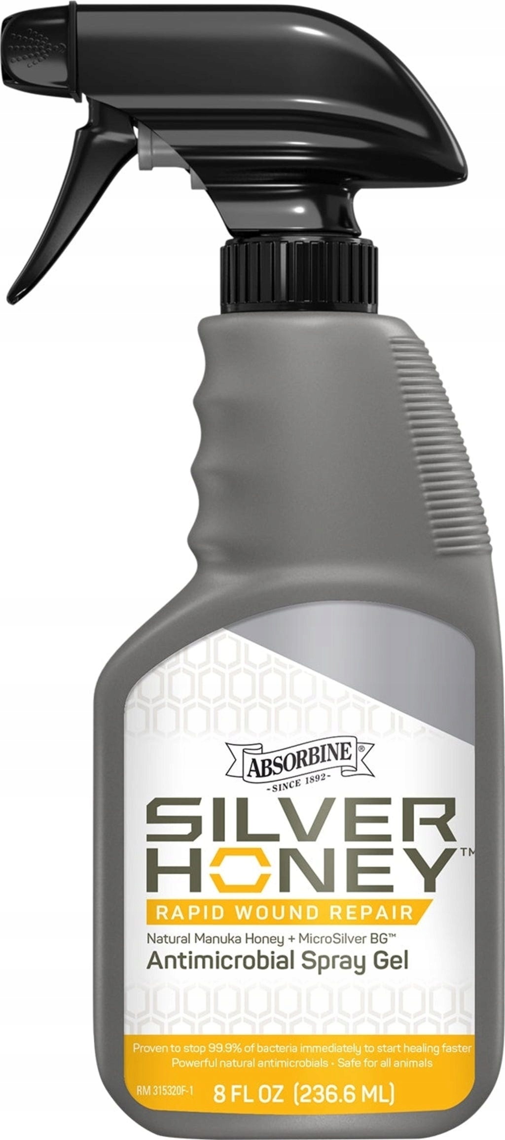 Absorbine Silver Honey Spray Gel – pielęgnacja ran i skóry horse 236ml