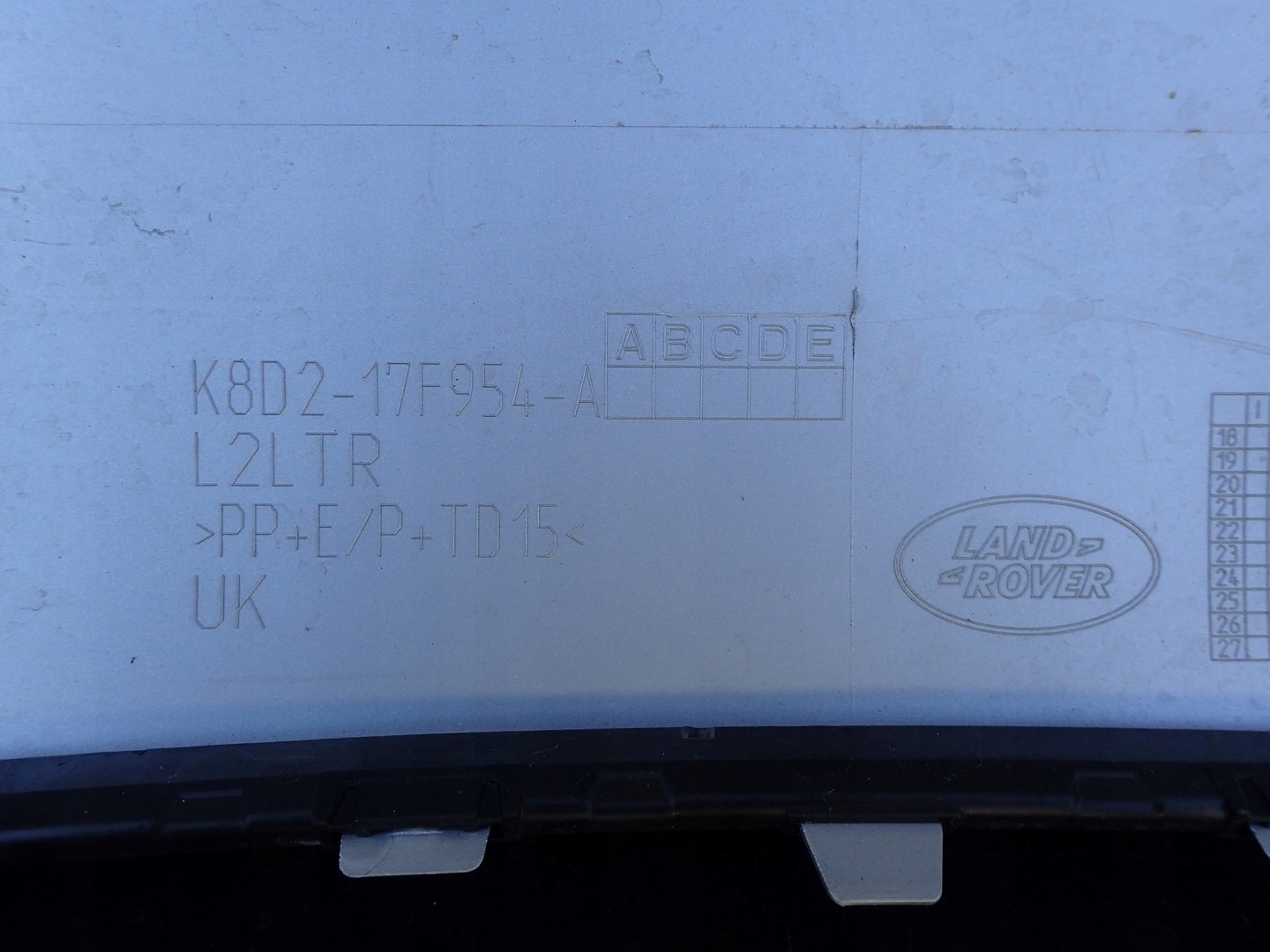 SPOILER accessori posteriore RANGE ROVER EVOQUE 2 II L551
