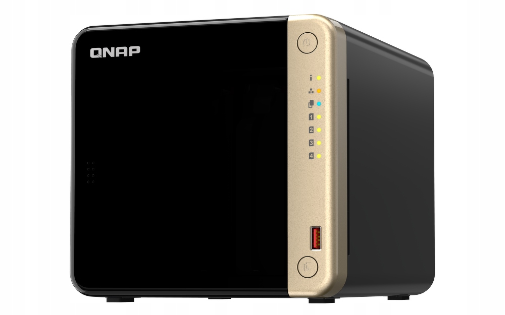 Qnap TS-464-8G 4-polohový Nas server, Intel Celeron, 8GB Ram, 2x 2,5GbE R