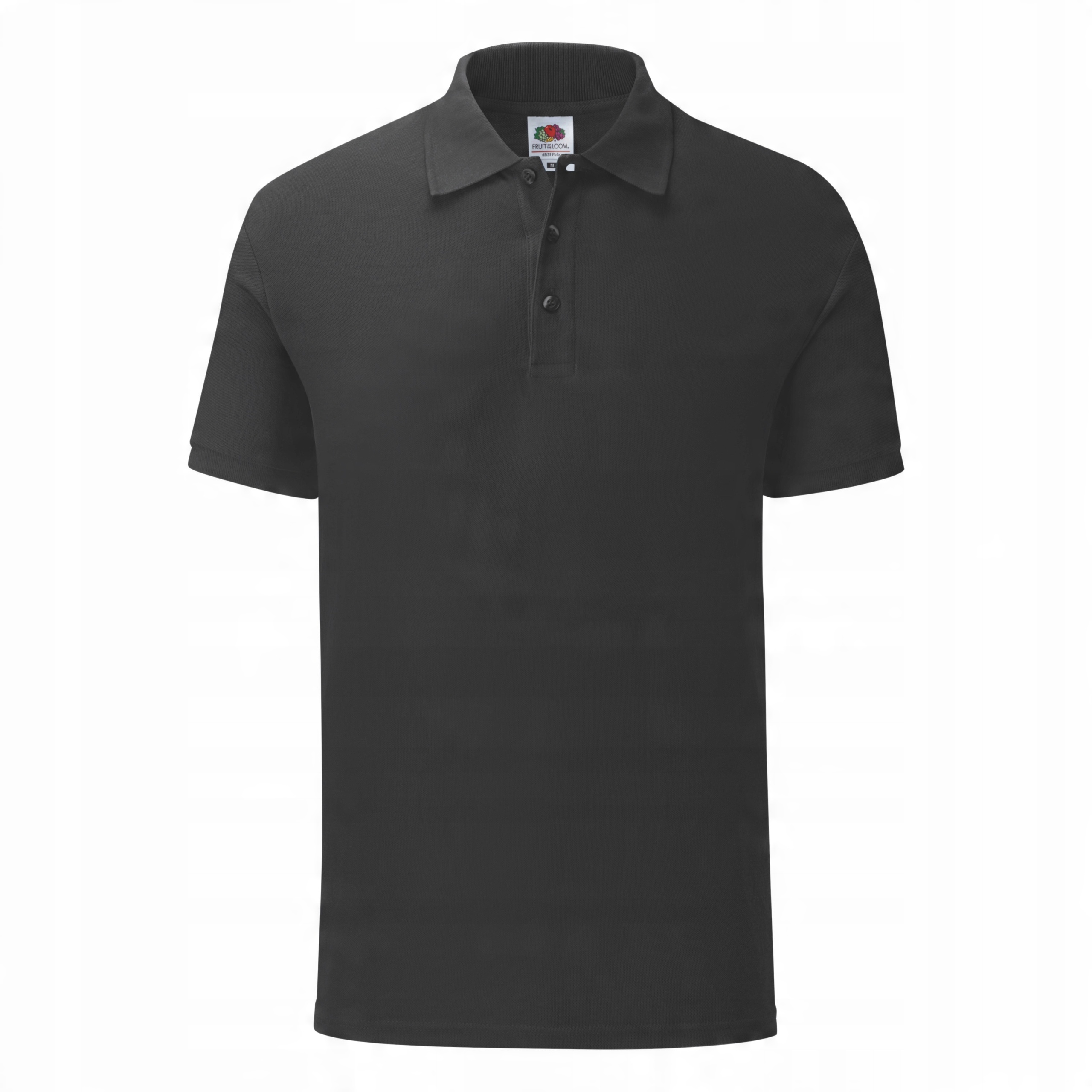 

Polo dopasowane Fruit of the Loom Czarny S