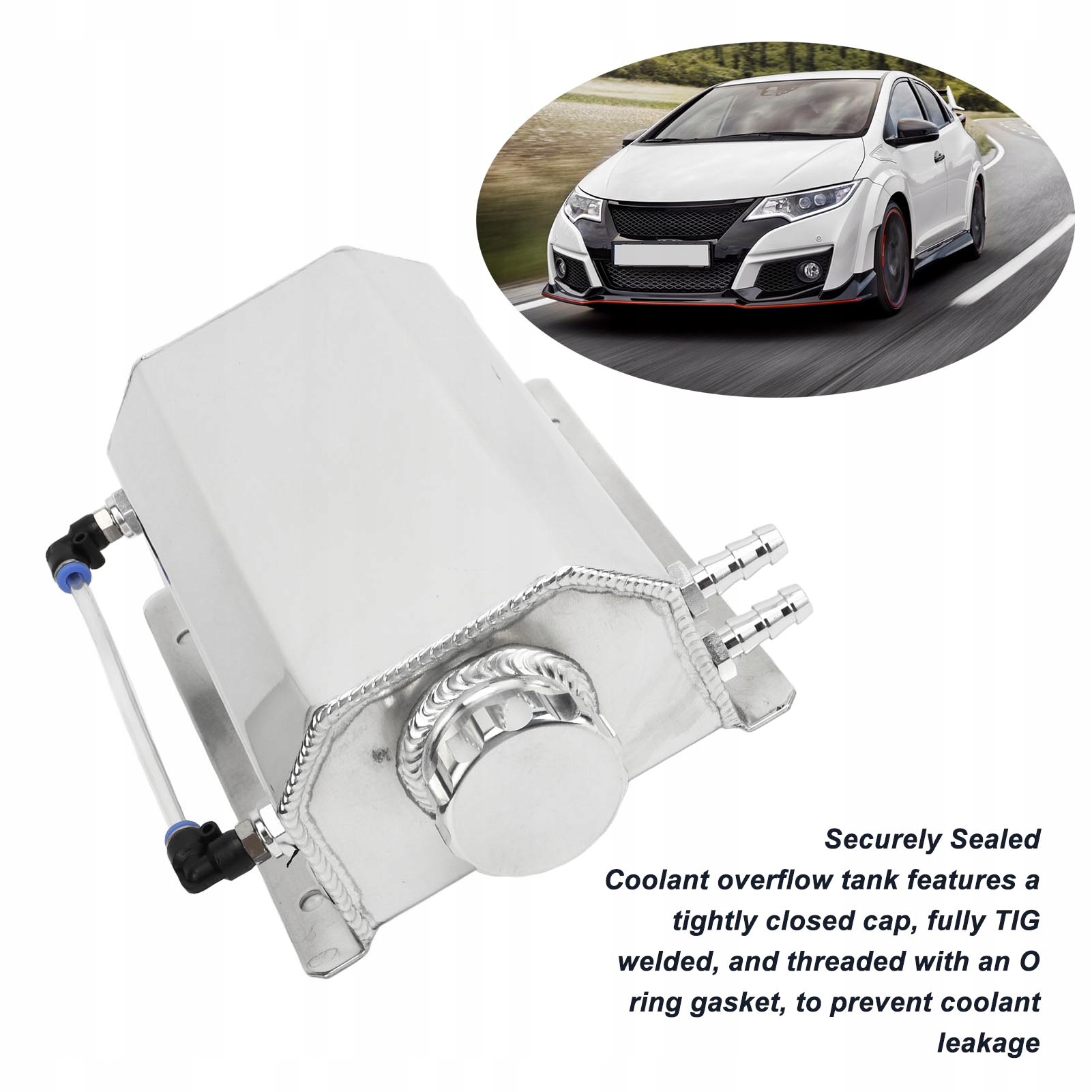 2 L ZBIORNICZEK WYRÓWNAWCZY PŁYNU CHŁODNICY STOP ALUMINIUM UNIWERSALNY Producent inny