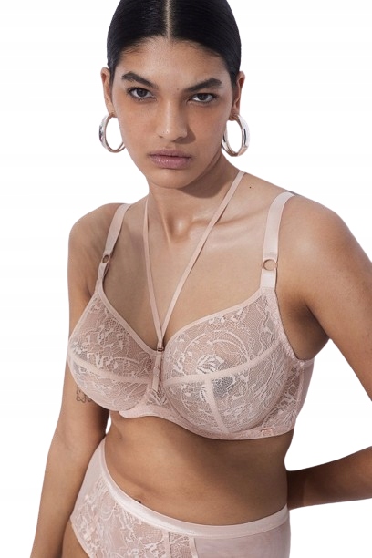Krajková podprsenka Alles Chiara soft 95H béžová straps