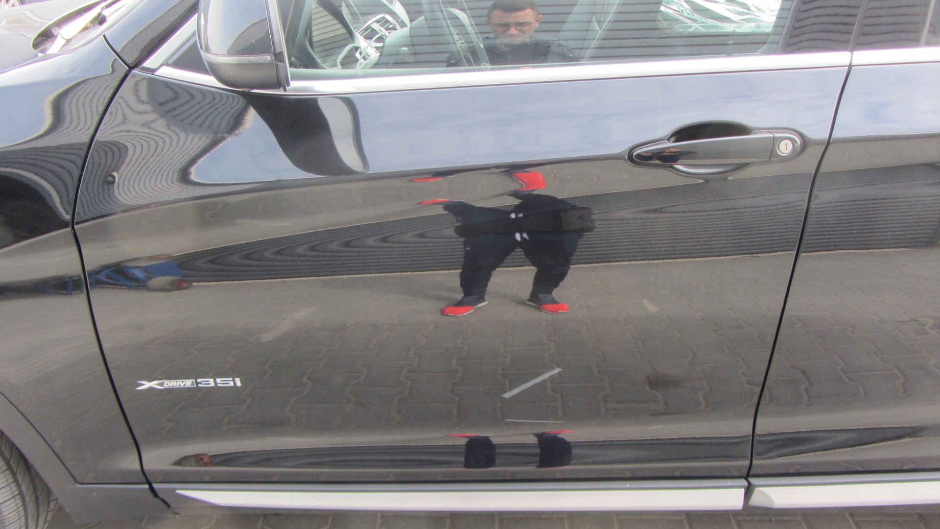 BMW X3 F25 front left door left front black, 475 BLACK SAPPHIRE 7355803