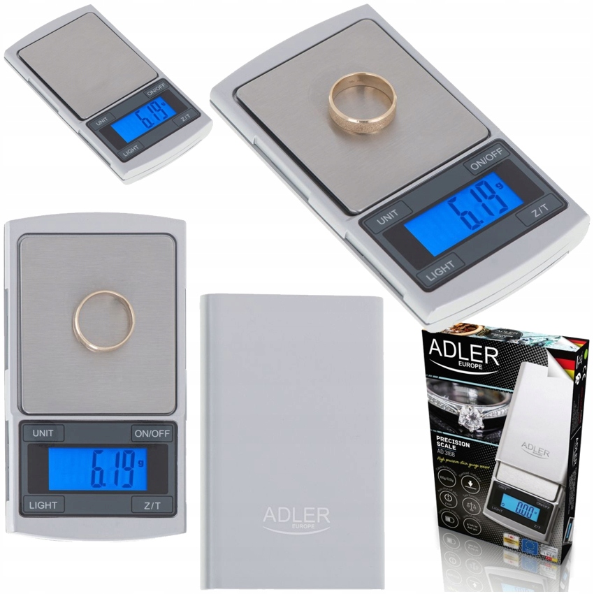 

Precyzyjna Waga Jubilerska Elektroniczna AD3168