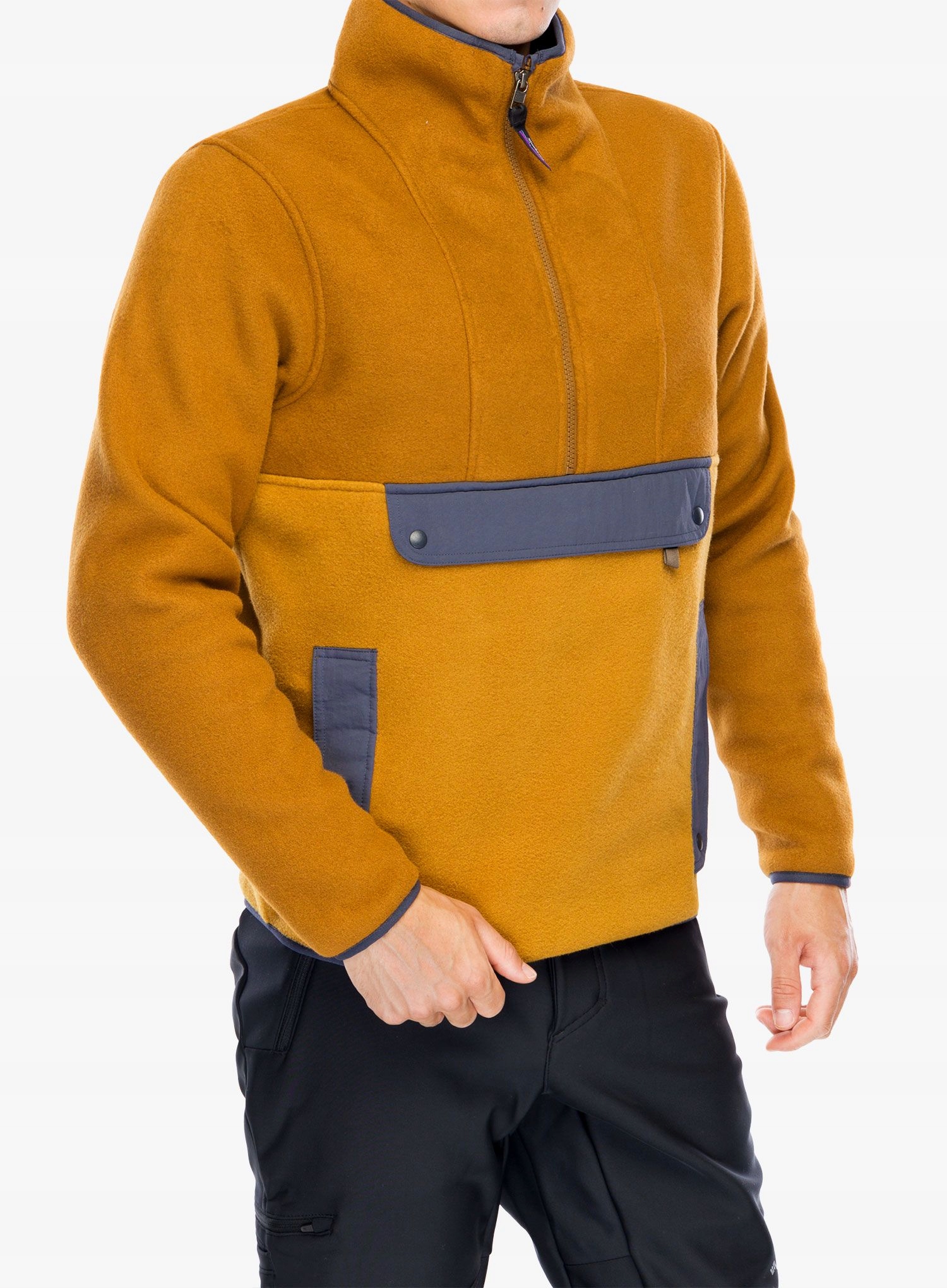 Patagonia Synch Anorak Mikina fleecová Raptor Brown XL