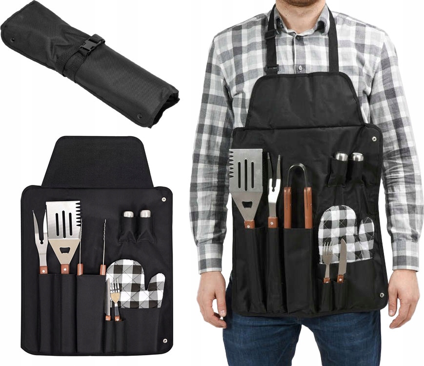 

Fartuch Do Grillowania Z Akcesoriami 8 Elementów