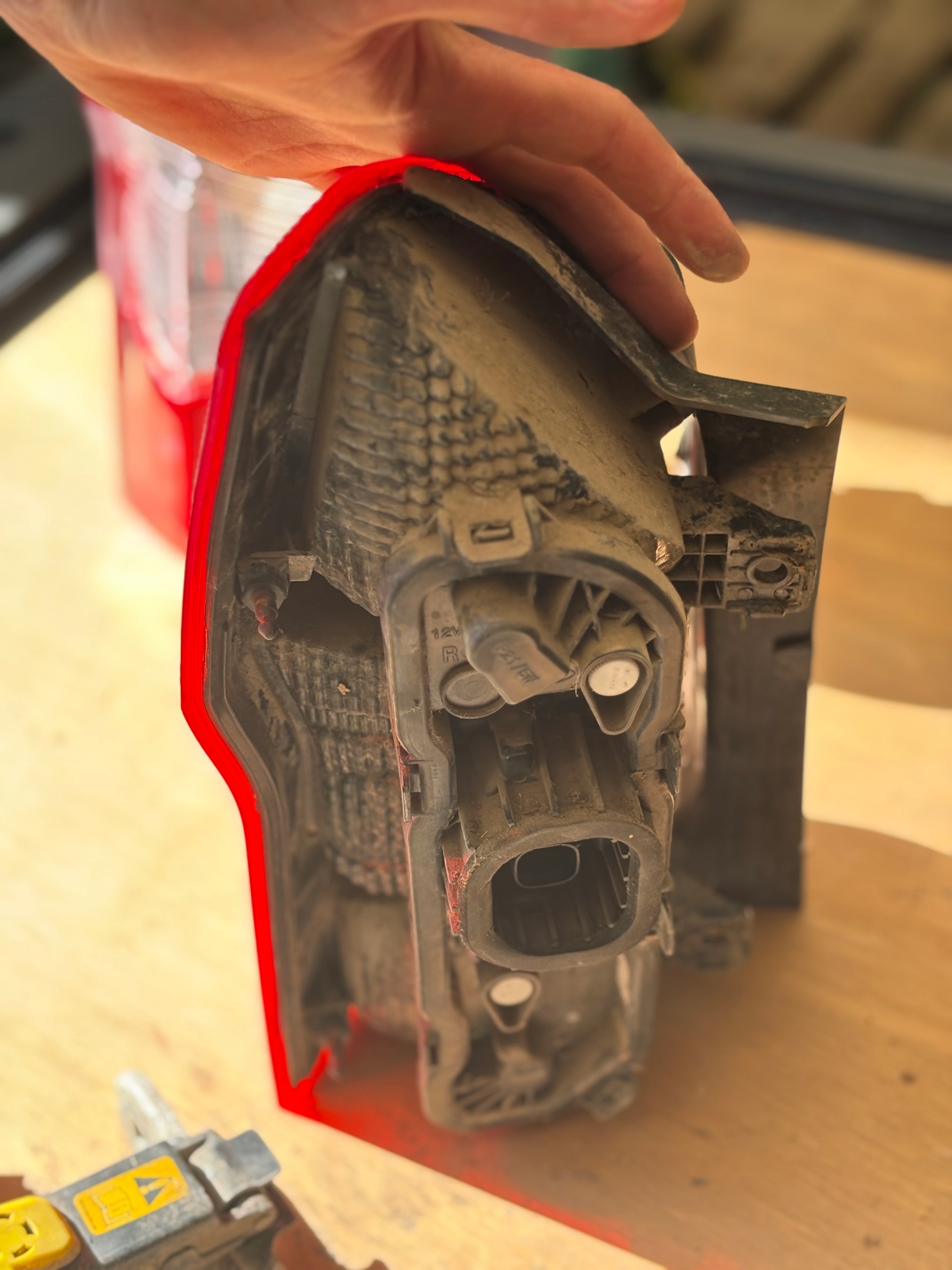 FORD TRANSIT COURIER 2014- Licht hinten rechts komplett EU BDB