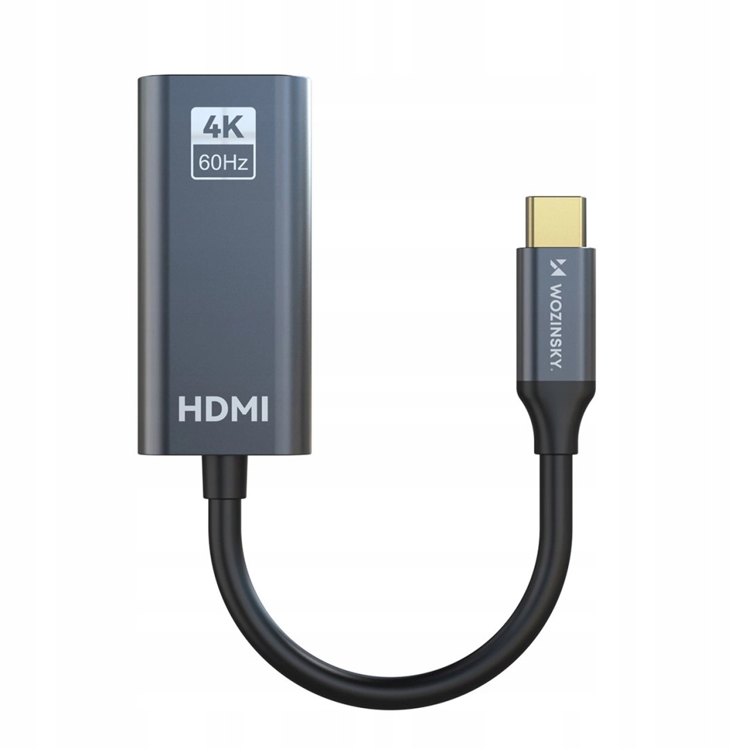 Adapter Wozinsky WACH-01 Usb-c Hdmi 4K 60Hz czarny