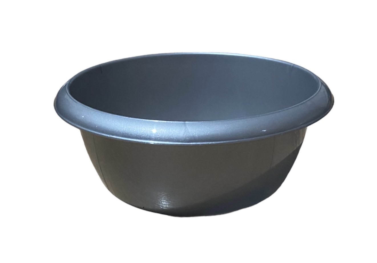 

Miska plastikowa srebrna 1,1l
