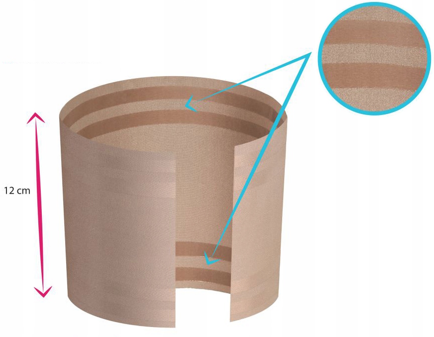 OPASKI na uda SESTO SENSO GŁADKIE SABIA 80-85 Skład materiałowy 90% poliamid 10% elastan