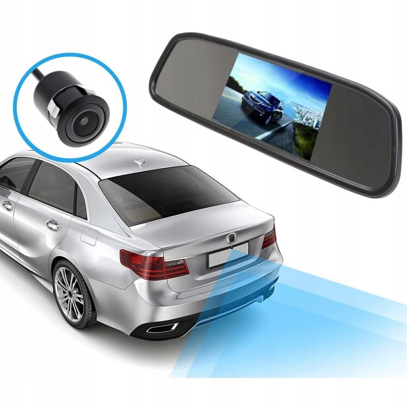 Парковочные датчики, камера заднего вида, ЖК-зеркало