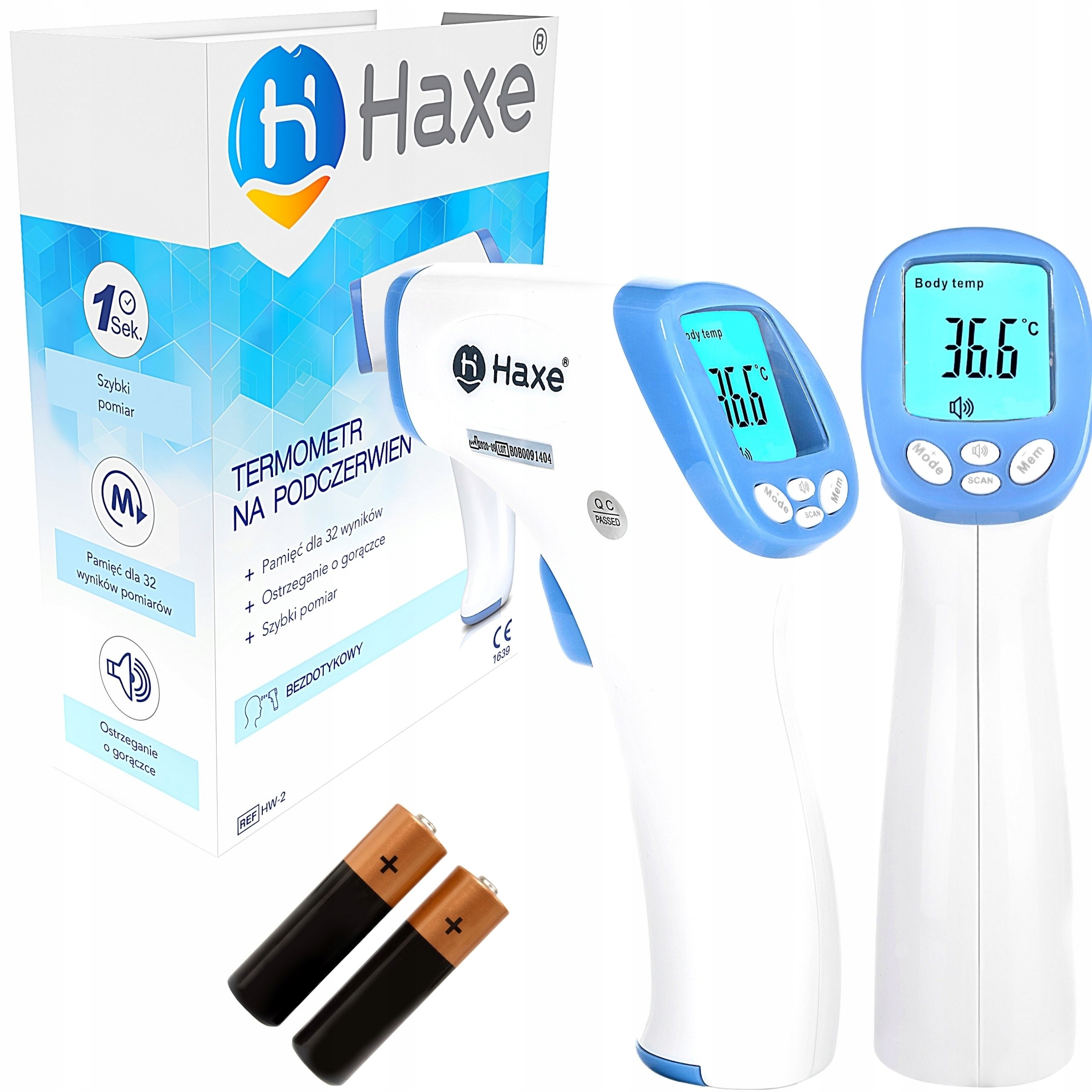 

Haxe HW-2 Termometr Bezdotykowy Na Podczerwień