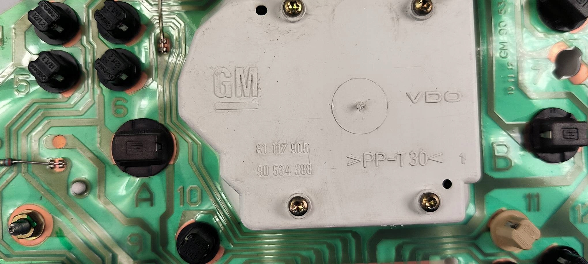 dials clock 87001331 OPEL CORSA B