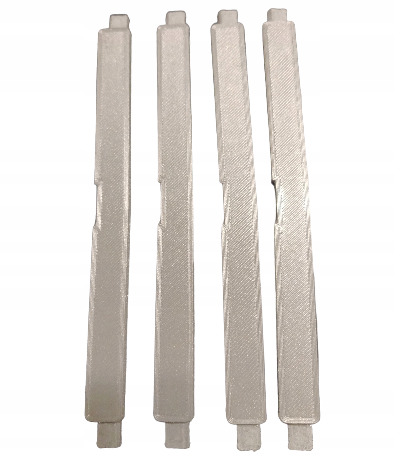 4x ZAŚLEPKA LISTWY DACHOWEJ ASTRA H ZAFIRA SREBRNE NIE ODKSZTAŁCAJĄ SIĘ