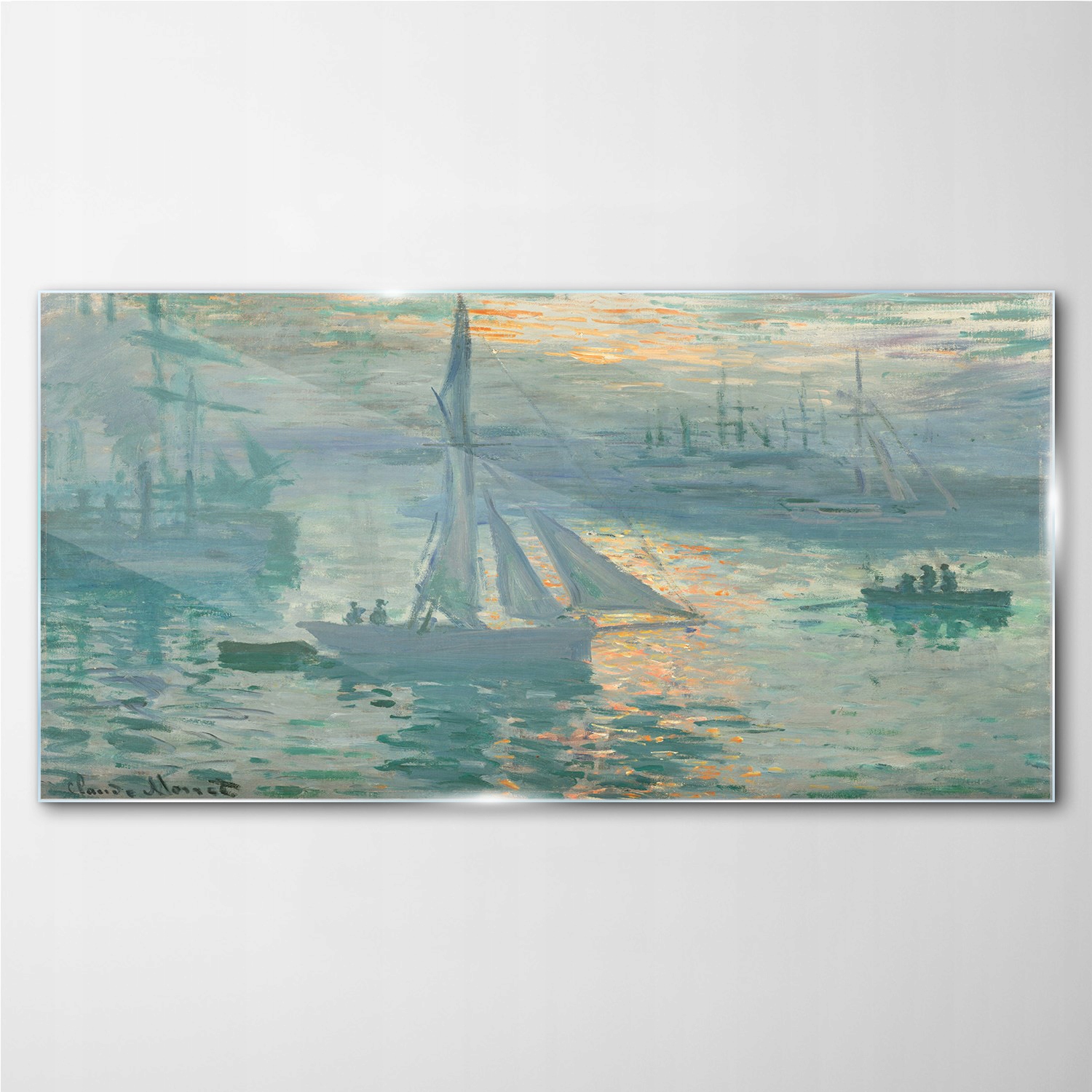 

Foto-obraz szklany Sunrise marine Monet 140x70 cm