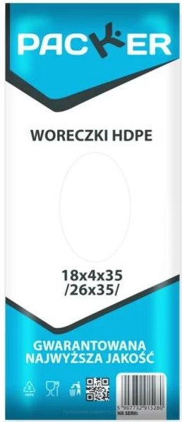 

Woreczki Hdpe 18x4x35 (26x35) 700 szt