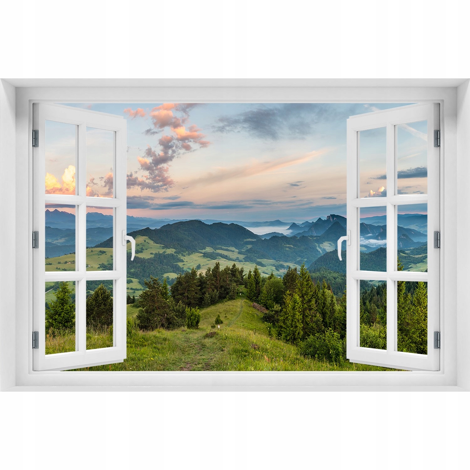 

Samoprzylepna Naklejka na ścianę Panorama Pieniny