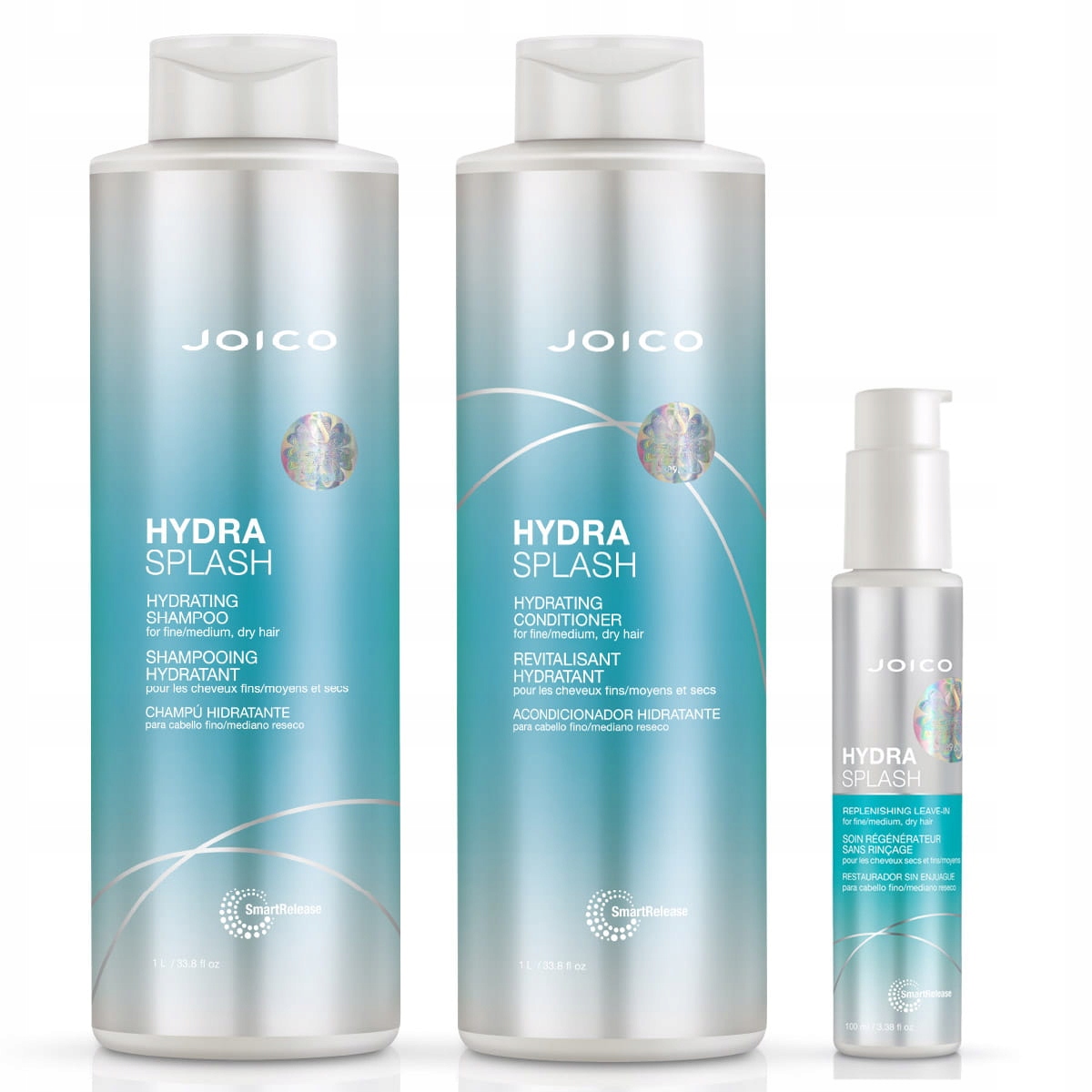 Joico HydraSplash hydratační sada pro jemné vlasy šampon kondicionér krém