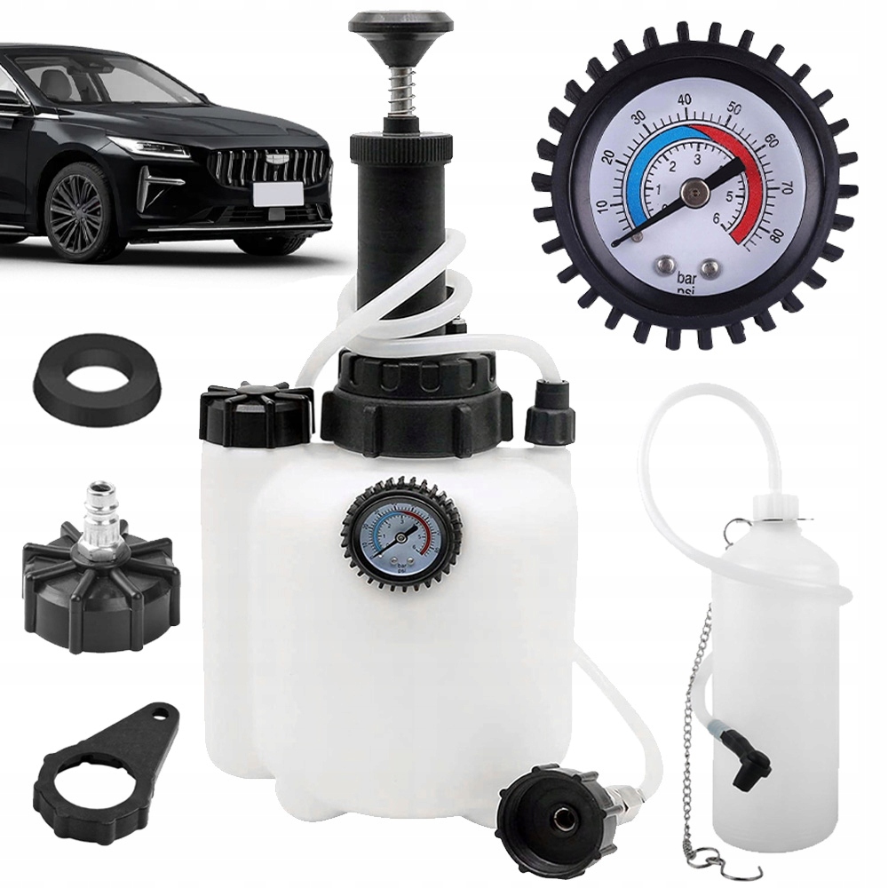 Sada Pro Odvzdušňování Výměny Brzdových Kapalin, Adaptér 42 MM Pro Servis