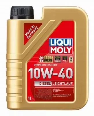 LIQUI MOLY DIESEL LEICHTLAUF 10W40 B4 API CF 8L Przeznaczenie Samochody osobowe