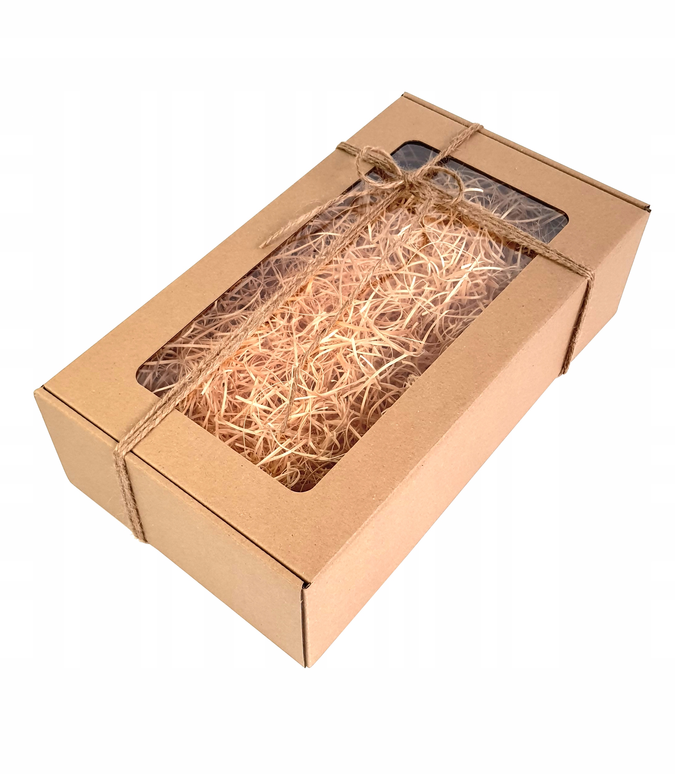 Pudełko Ozdobne Wypełniacz Sznurek Prezent 1szt