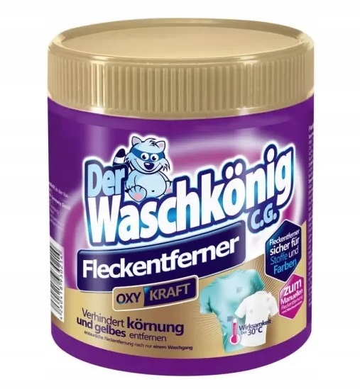

Waschkonig tlenowy odplamiacz w proszku 750g.