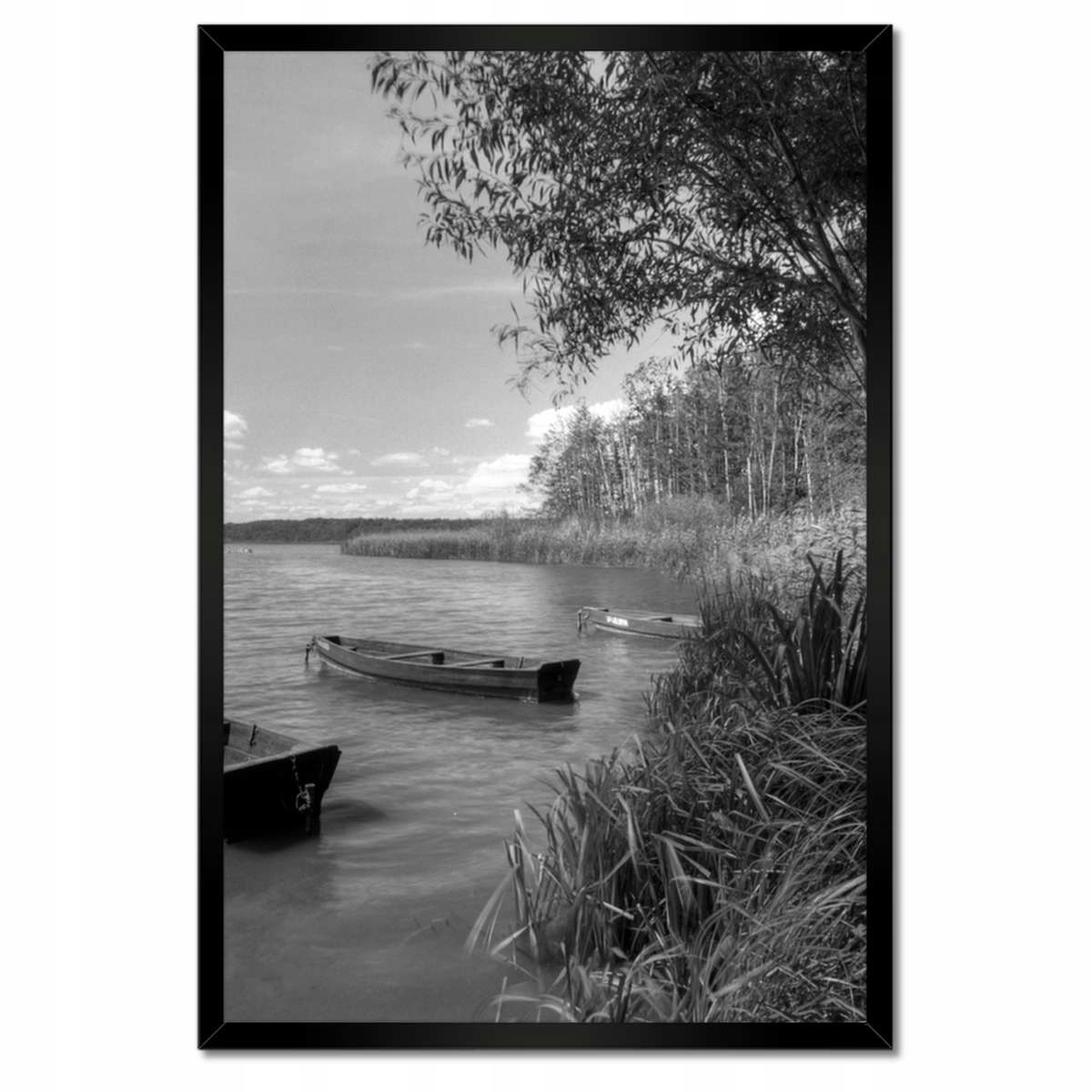 Plakáty v rámu 40x60 Lodě na jezeře